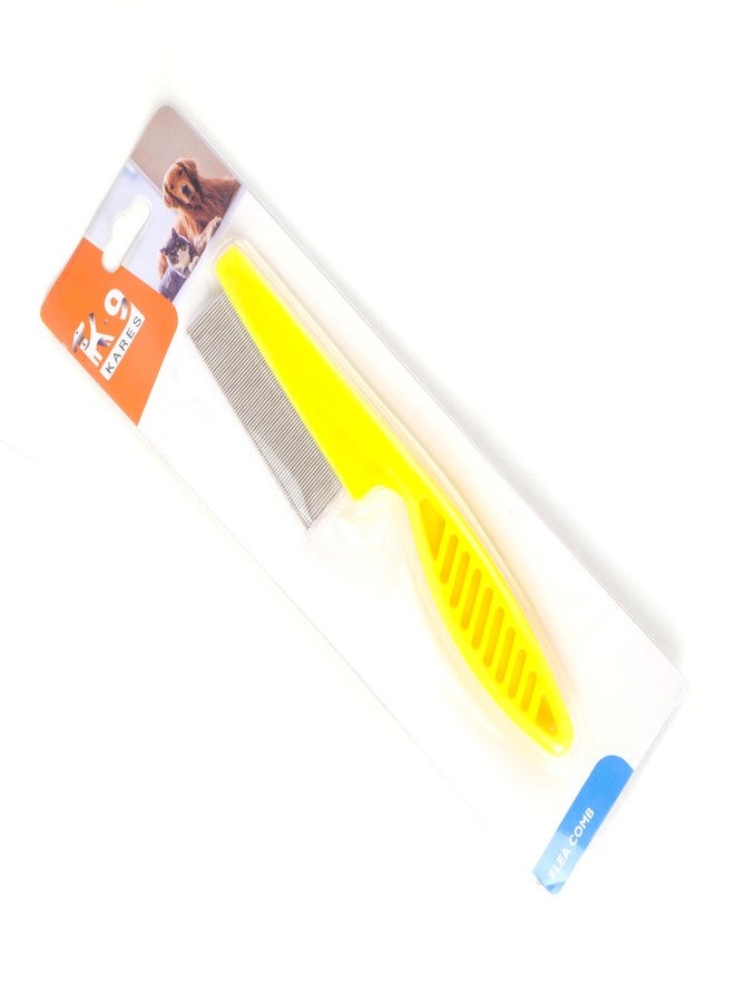 REGIIS Pet Grooming Kit with Self-Cleaning Slicker Brush, Deshedding Glove, Metal Flea Comb, 4-Piece Dog Brush Set for Pet Hair Removal(PACK OF 4) - Image 4